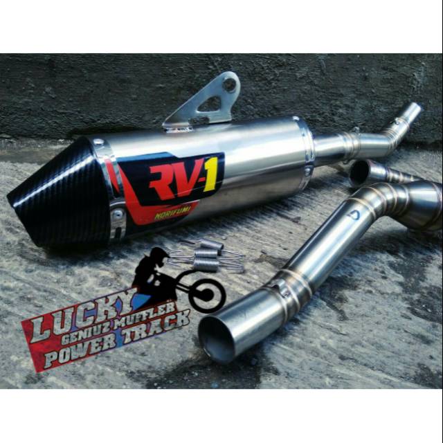 KNALPOT MOTOR RACING CRF KLX DTRCKER NORIFUMI RV1