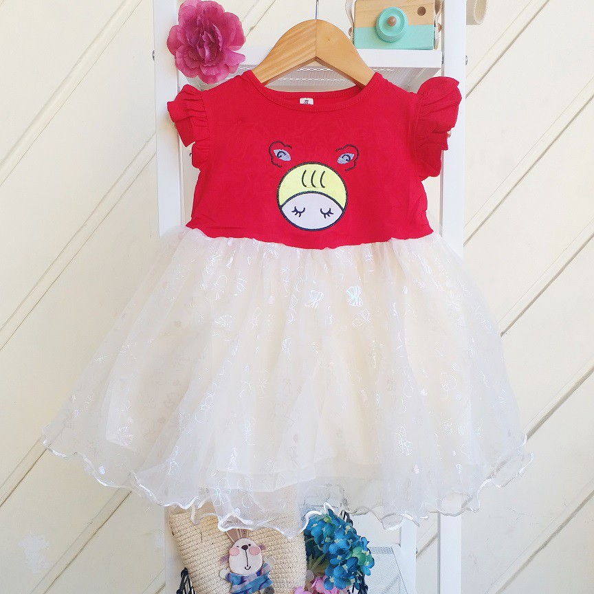 HappyOliver DRESS IMPORT ELLEN EBV Baju Dress Anak Perempuan Import