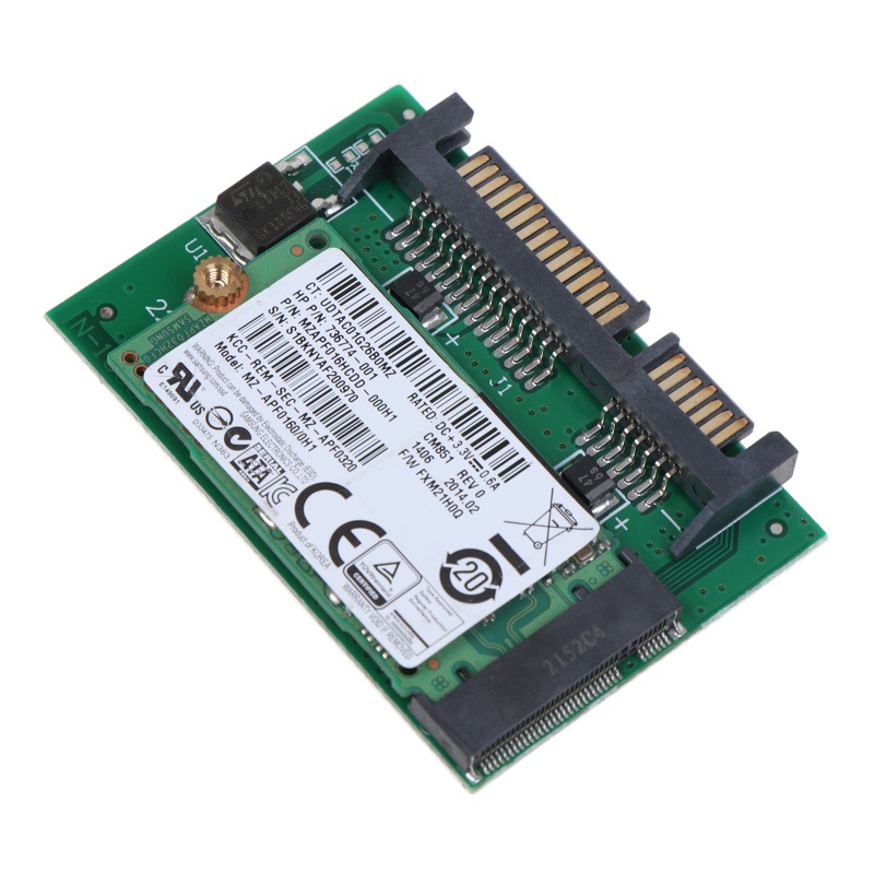 Btsg mSATA SSD to 2.5inSATAGps Adapter Card SATA3 Adapter Card MINI PCIE Converter