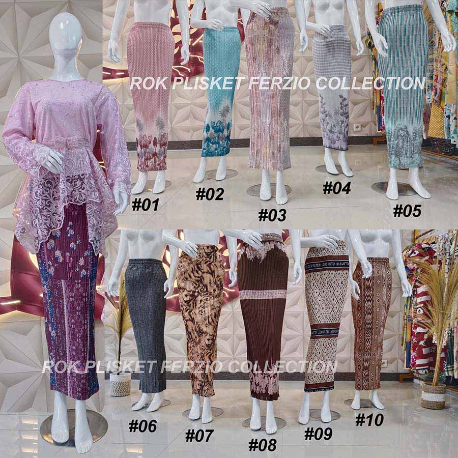 ROK PLISKET BATIK / ROK TRENDY / BAWAHAN KEBAYA / ROK KEBAYA / ROK WISUDA KERASAKTI HTM