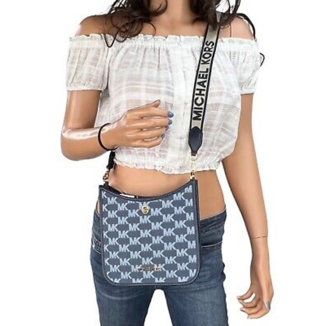 Tas Original MK Briley small messenger xbody navy multi