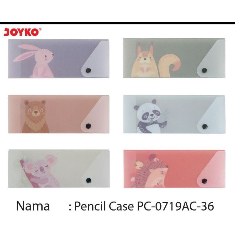 

Pencil Case/Kotak Pensil Joyko PC-0719-AC-36 Gambar Lucu