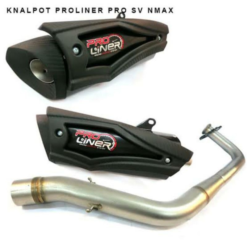Knalpot Proliner sv Nmax Old, ADV, PCX original fulset
