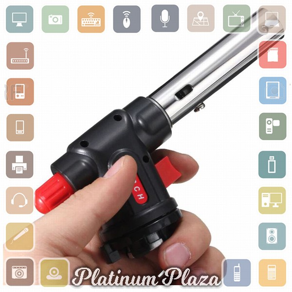 Firetric Kepala Gas Butane Multi Purpose Torch 1300 Celcius - WS-504C - Black`QWOK7A-