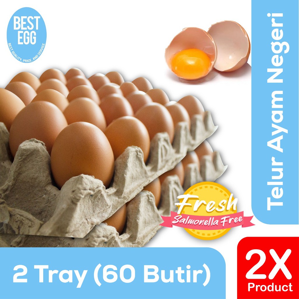 

Best Egg Telur Ayam Negeri 2 Tray - Bisa Delivery Ke Seluruh Jakarta