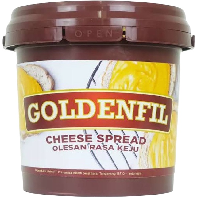 

Goldenfil Cheese Spread 1kg Selai Olesan Rasa Keju