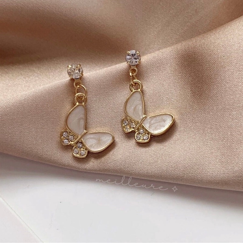 Anting Korea Wanita Fashion Titanium Tusuk Jepit Panjang Tindik Stud Xuping Aksesoris Wanita Emas Wo