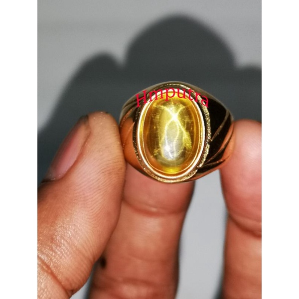 BATU PERMATA YELLOW SAPPHIRE BANGKOK STAR