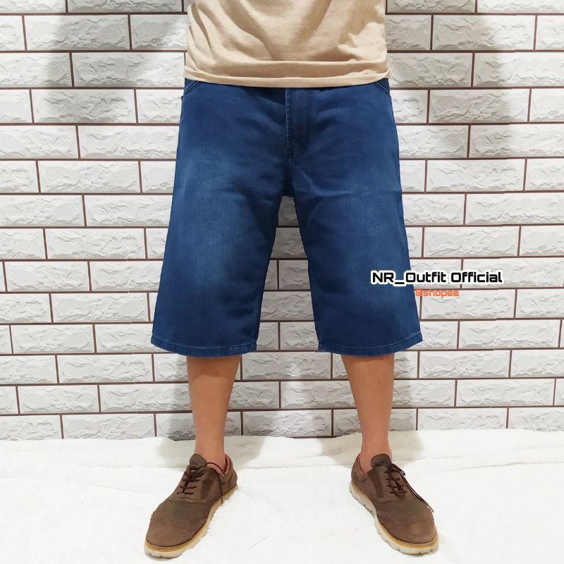 Celana Jeans Pendek Pria Borju Jumbo Kombor Levis Cowok Big Size 27-44 NR_Outfit Official COD