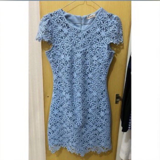 Light blue lace dress