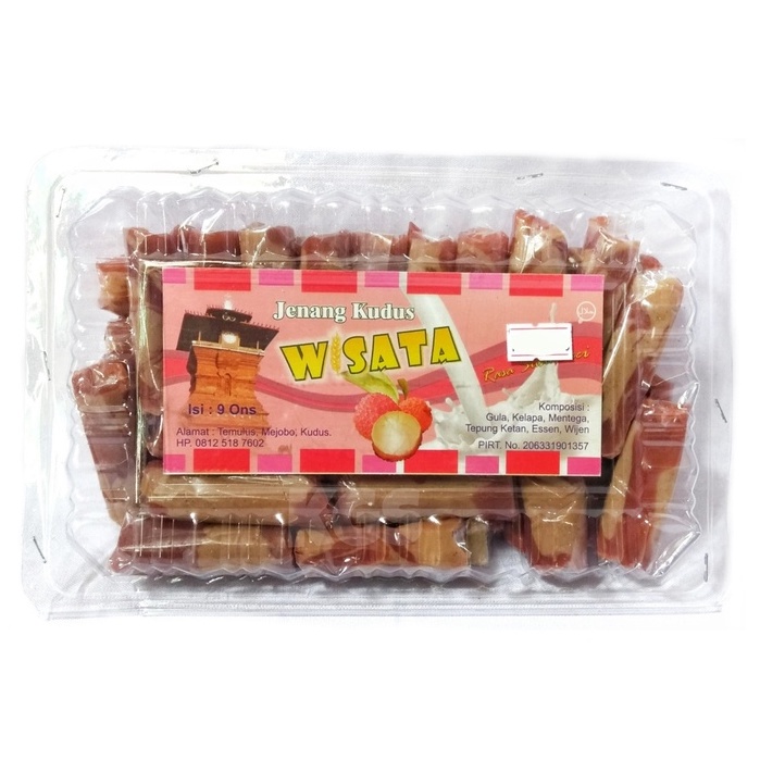 

Jenang Dodol Oleh-Oleh Khas Kudus Isi 26 pcs Kemasan Mika