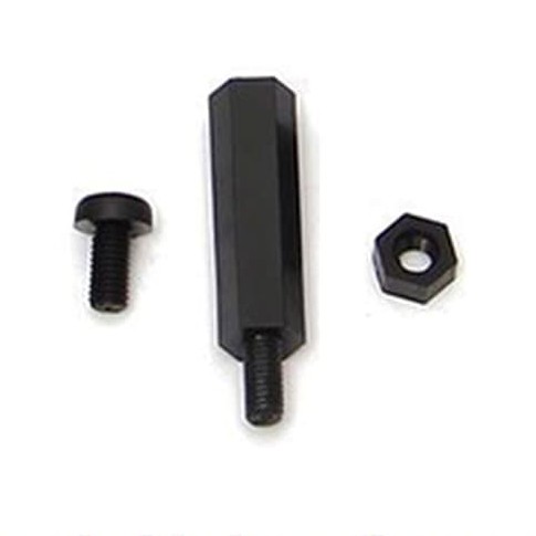 Black Nylon Spacer M3 5 mm Standoff Hexagonal