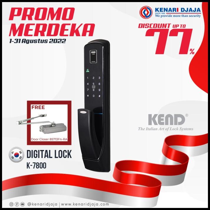 Kunci Elektronik - Digital Door Lock Kend K-7800