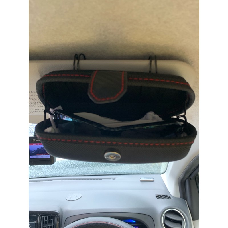 Kotak Kacamata Tempat Kacamata Mobil Car Sunvisor Sunglasses Case Exea Original Japan