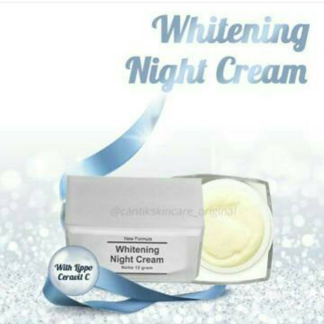 GS012| MS GLOW NIGHT CREAM WHITE CELL / WHITENING/ ACNE / ULTIMATE / LUMINOUS ( CREAM MALAM )