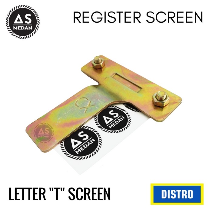 LETTER "T" SCREEN SABLON