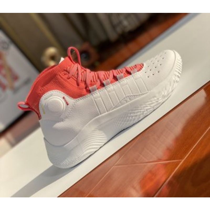 Under Armour Curry 4 FLOTRO basketball shoes White Red