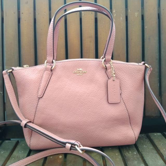 Coach mini kelsey vintage pink