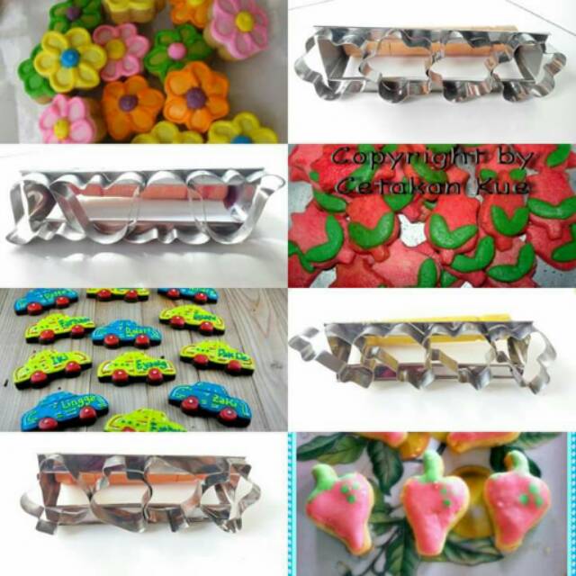 Cetakan Cutter Kue Kering Kue Kacang Bunga jambu Bunga Tulip