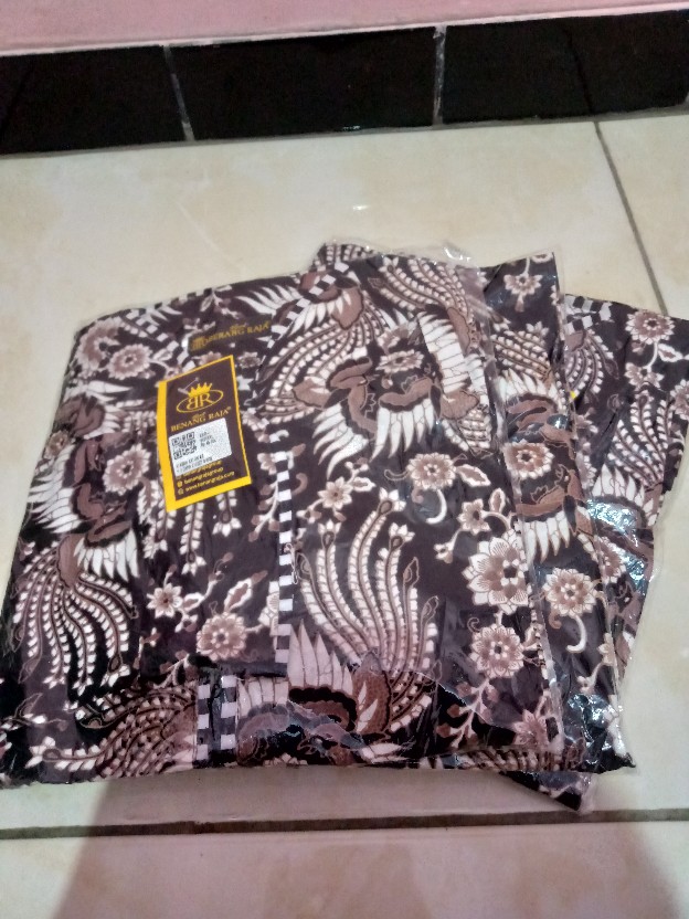 Benang Raja Atasan Batik Wanita Lengan Panjang Ukuran M L Xl