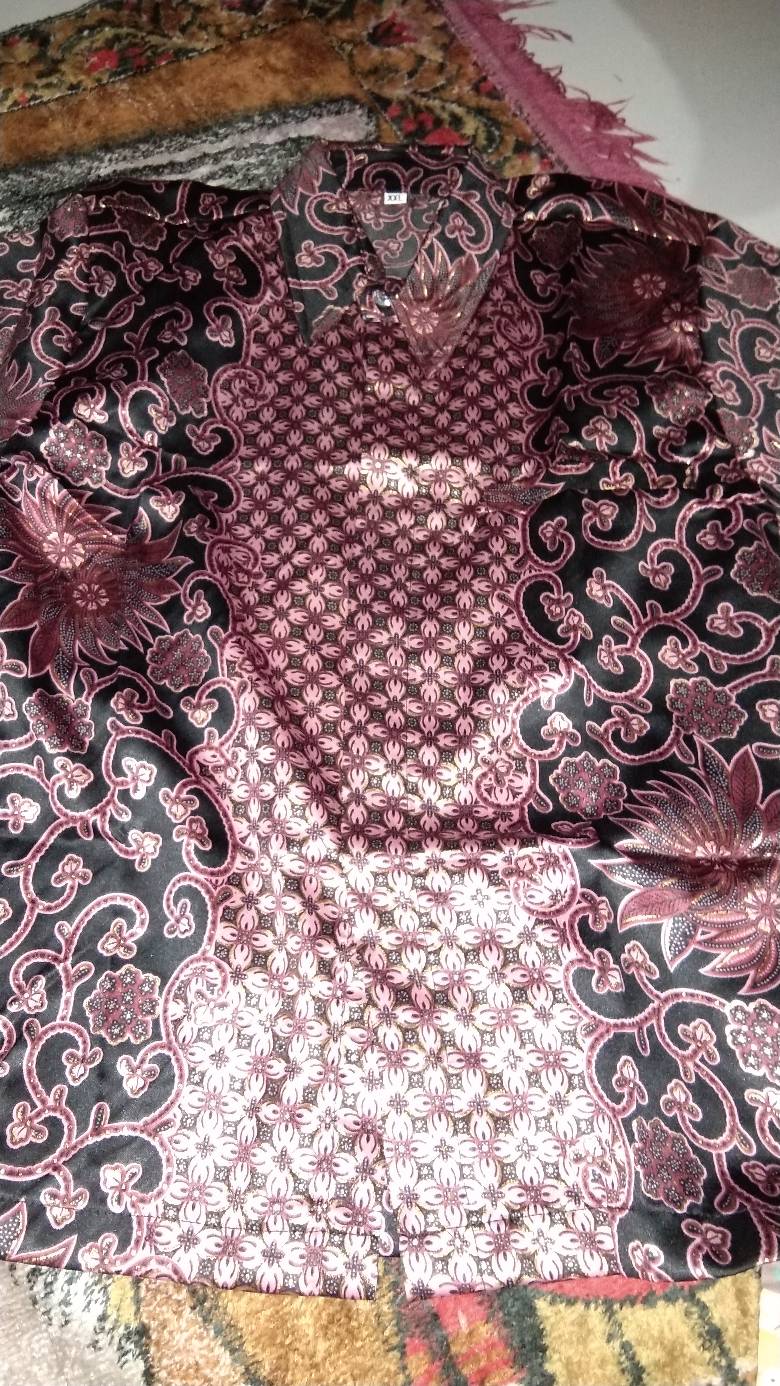 Couple Family Plisket Kemeja Ayah Anak Batik Kluwing Pink,tannisa Collection