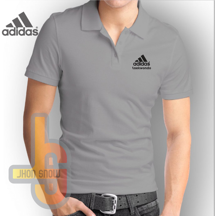 FASHION PRIA ATASAN PRIA KK191 POLO SHIRT - KAOS POLO - KAOS KERAH ADIDAS TAEKWONDO