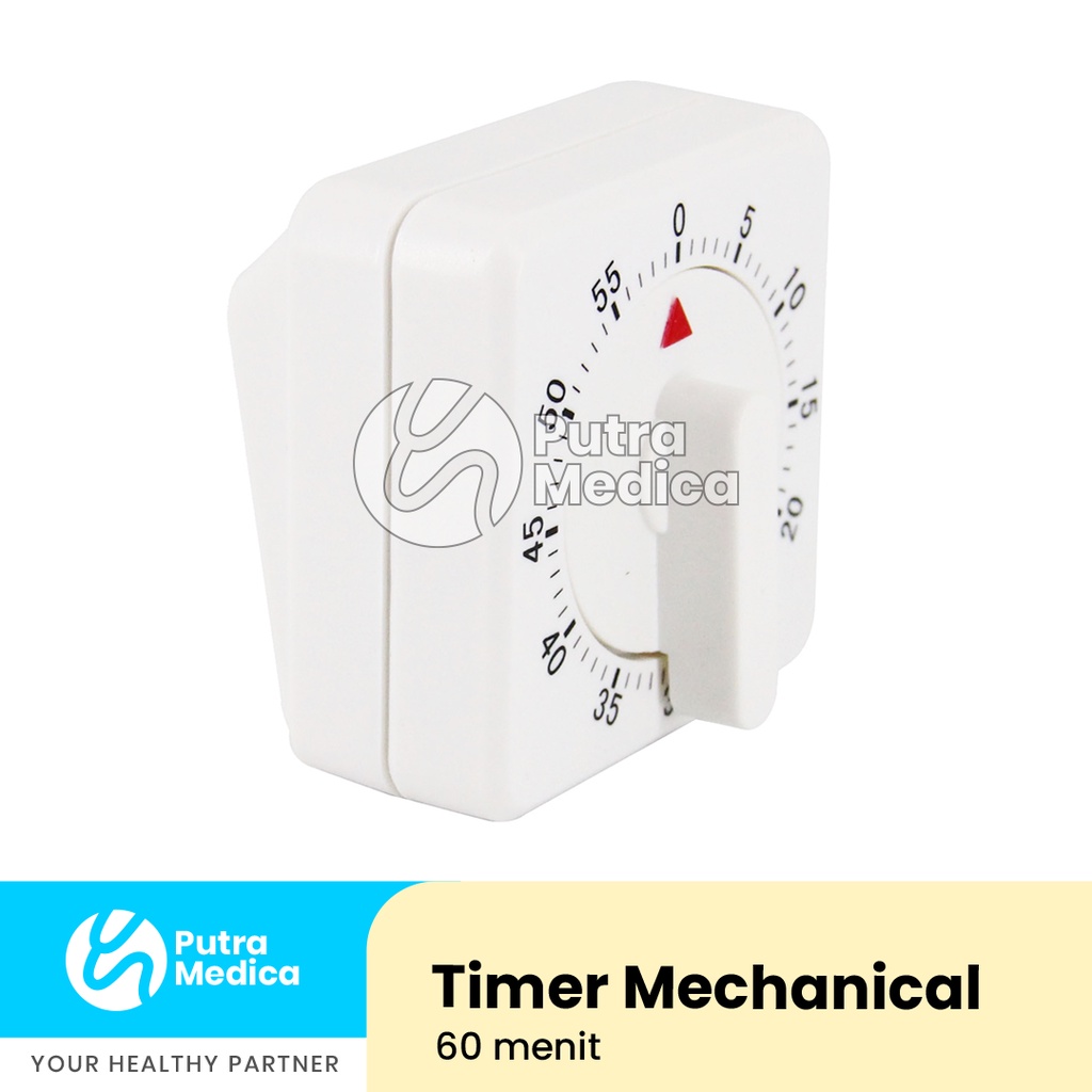 Timer Mechanical Manual 60 minutes / Pengingat Alarm Masak