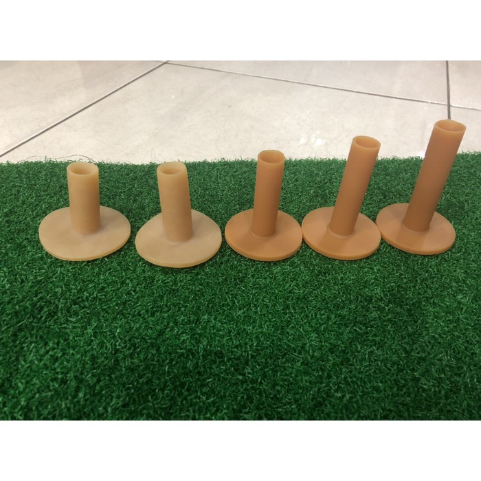 Golf Swing Mat 2 Lubang Free 2 Driving Tee Shopee Indonesia