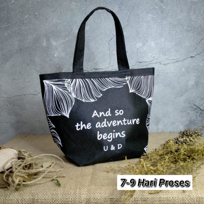 Totebag Souvenir Pernikahan Mini Vera Costum Wedding Souvenir Premium