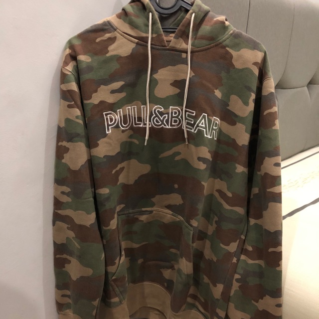 hoodie pull&bear camo