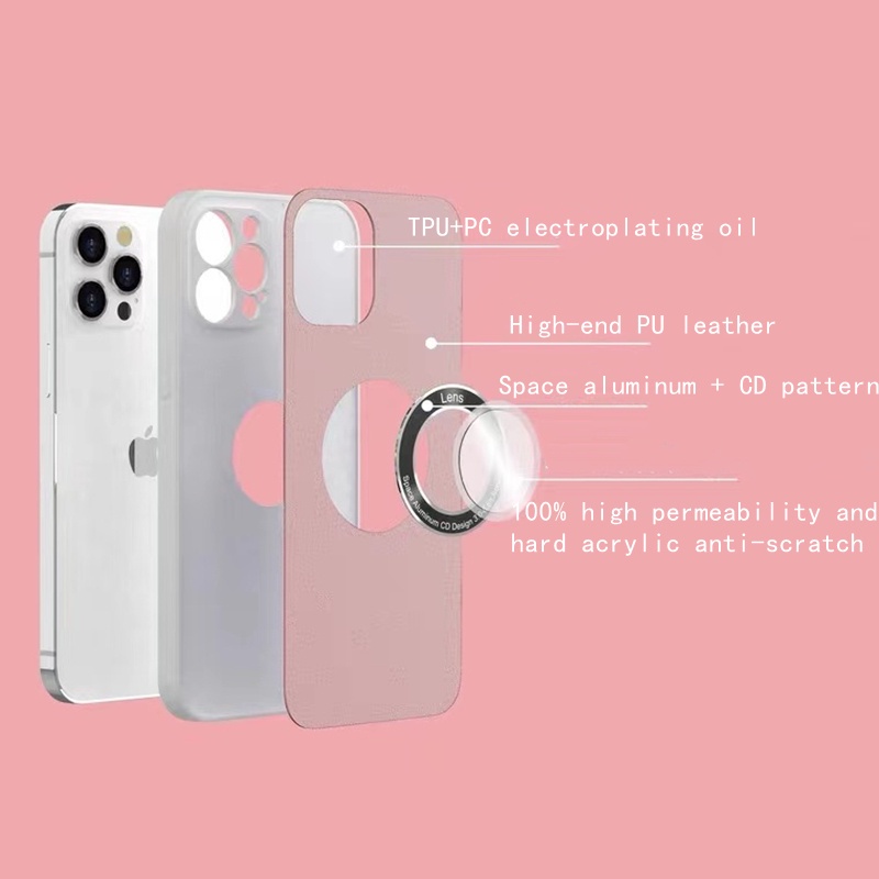 Soft Case Bahan Kulit Untuk iPhone 12 Pro MAX i11 Pro MAX X XR XS MAX 7 8 Plus