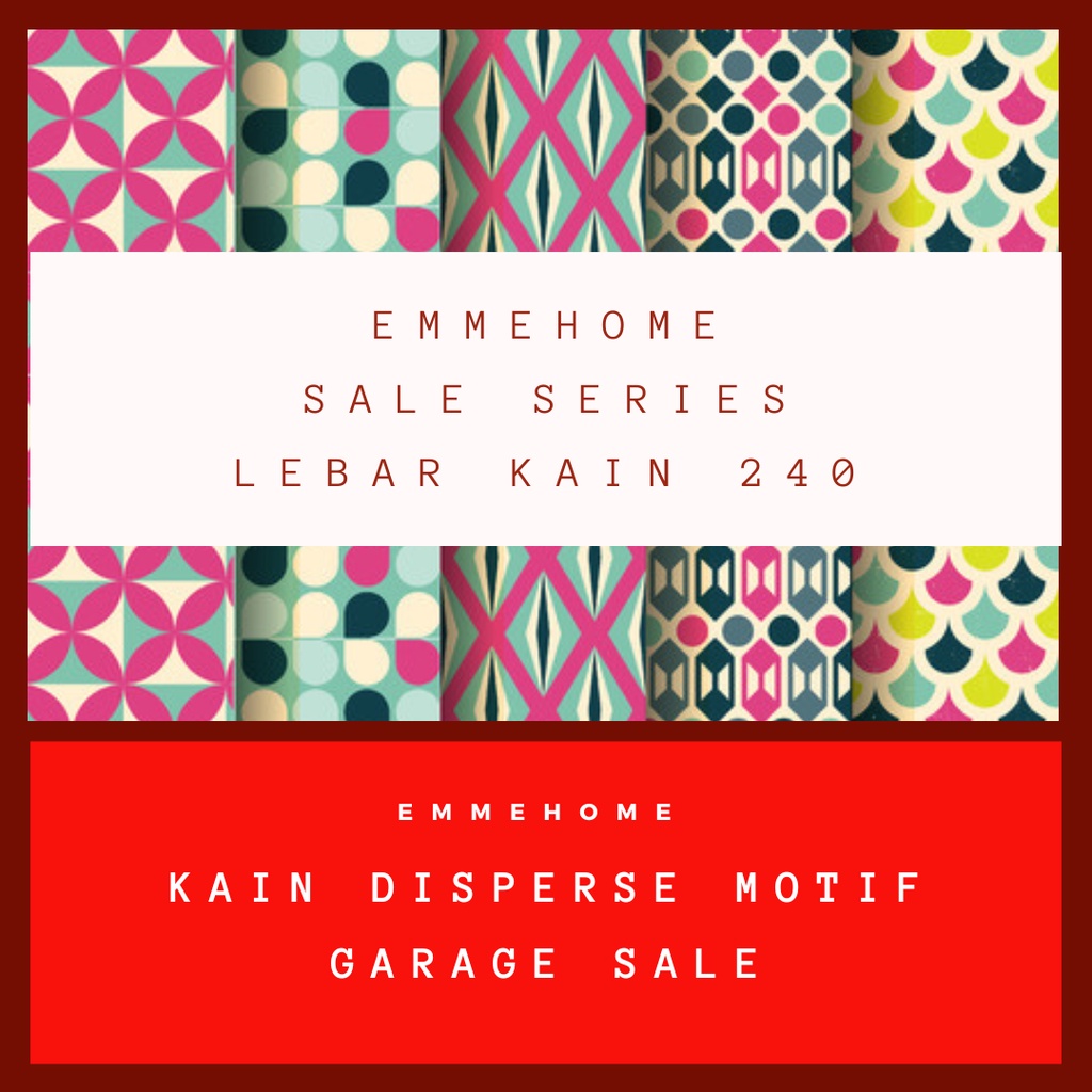 KAIN KATUN DISPERSE MIKROTEX / MICROTEX / POLYMICRO / KAIN SPREI BERKUALITAS MOTIF ABSTRAK DISKON SALE 100 GSM