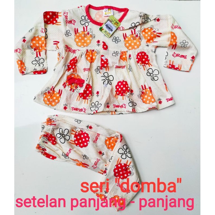 Little Kidnie Baju Anak Perempuan Piyama Motif Fullprint All Size Mulai 1 Tahun