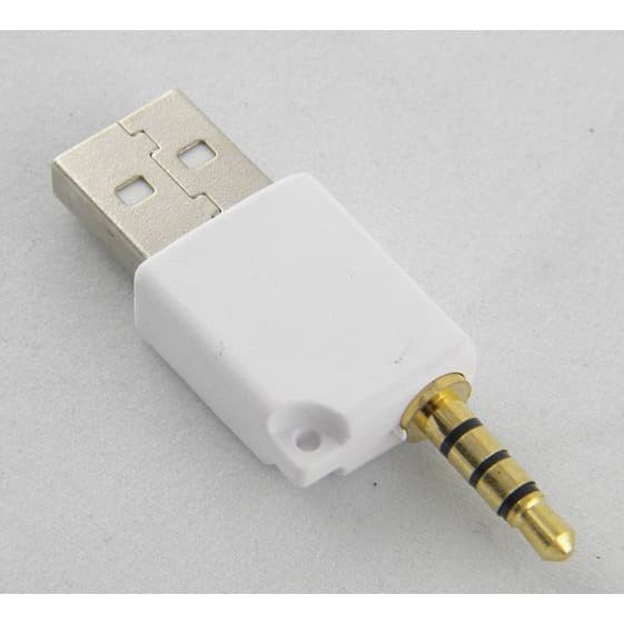 Adaptor USB to 3.5mm iPod Shuffle Data Sync Transfer