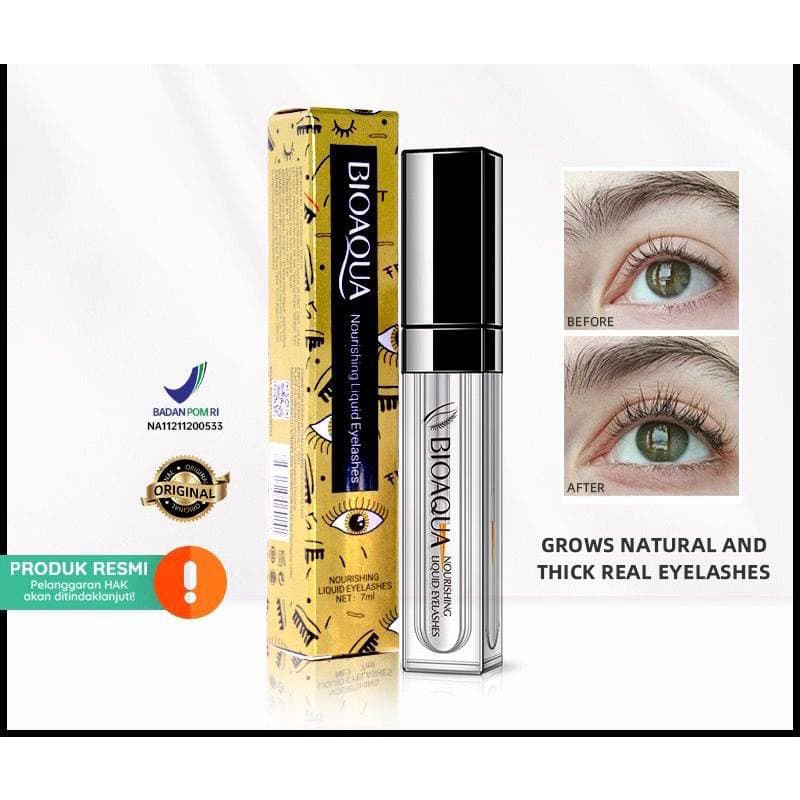 BIOAQUA Nourishing Liquid Eyelashes Serum 7ml serum alis dan bulu mata [BPOM]