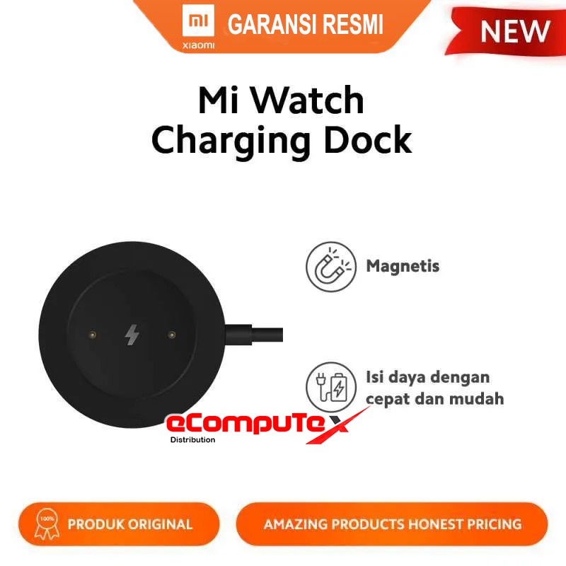 XIAOMI MI WATCH CHARGING DOCK FAST CHARGING MAGNETIS  ORIGINAL GARANSI RESMI