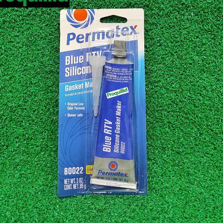 Best 8KE63 LEM RTV PERMATEX BLUE RTV 6BR BLUE SILICONE GASKET SET MAKER SENSOR SAFE 6BR 80022 BIRU L
