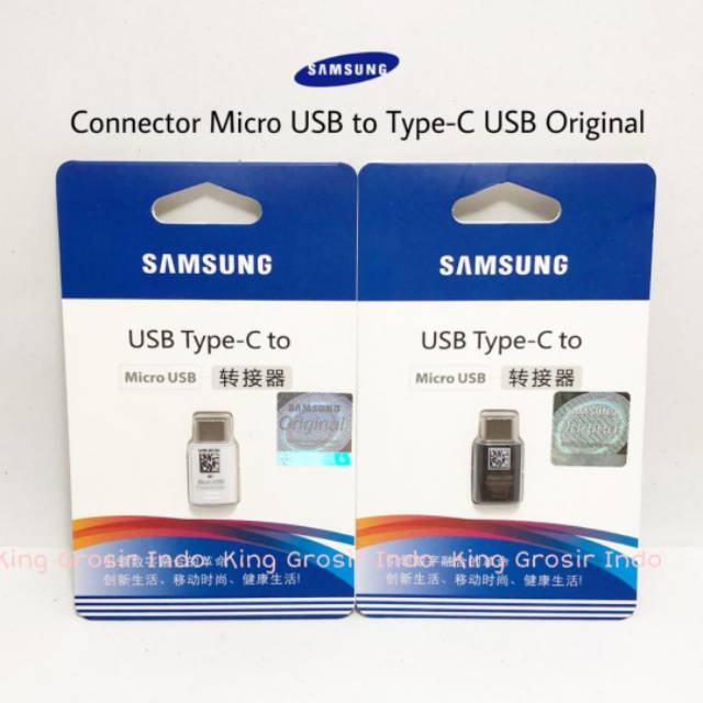 Connector Samsung Micro Usb Ke Type C Original 100% Sambungan Charger Micro Ke Type C