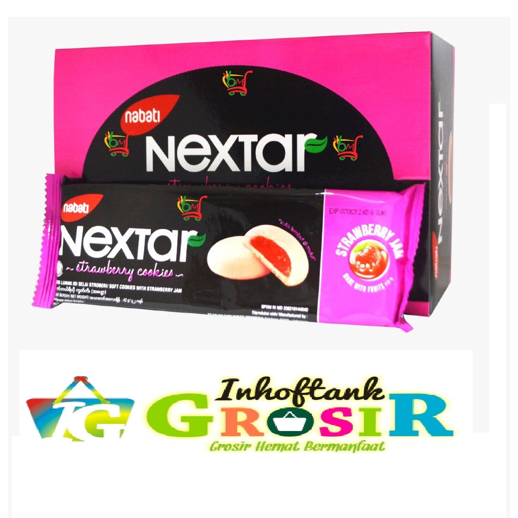 

Nextar Strawberry (1 box/ isi 10 pcs)