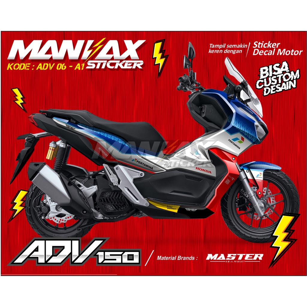 DECAL HONDA ADV 150 MANDALIKA DECAL FULLBODY ADV 150