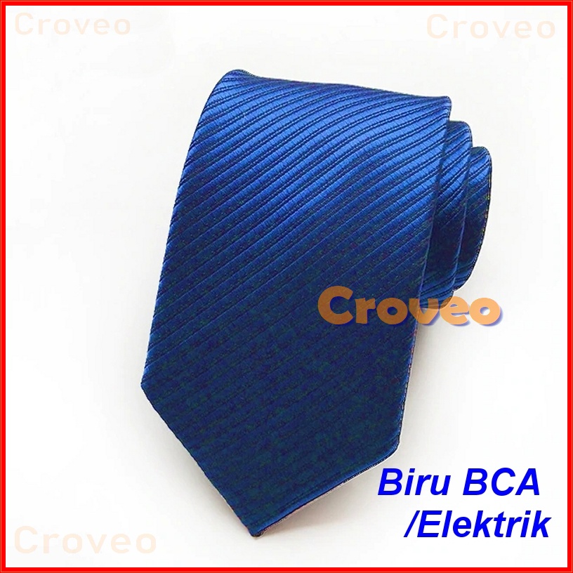 Dasi IMPORT Panjang Pria 3 Inch Hitam Dewasa Cowok Lebar Motif Garis Salur Formal Wisuda Ospek Setelan Kerja Kantor Merah Black 7.5cm 8 Cm Grosir Murah Import Resmi Satin Gold Biru Hijau Pesta Coklat Abu resleting Size Besar halus polos nectie Emas Putih