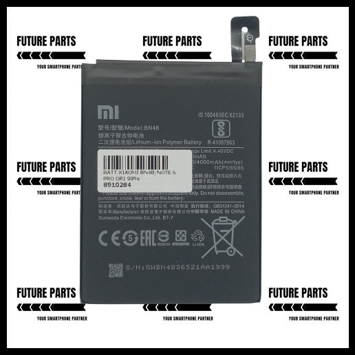 Baterai Xiaomi BN48 Original 99%
