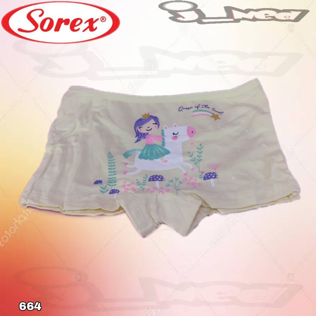 J664 | CD BOXER ANAK WANITA SOREX | BOXER ANAK PEREMPUAN SOREX