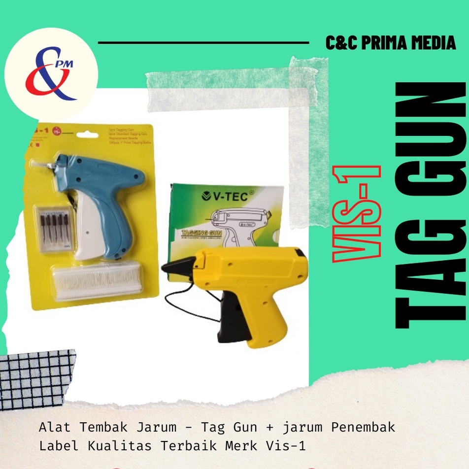 

Tagging Gun VIS-1 - Tag Gun Pemasang Label Baju
