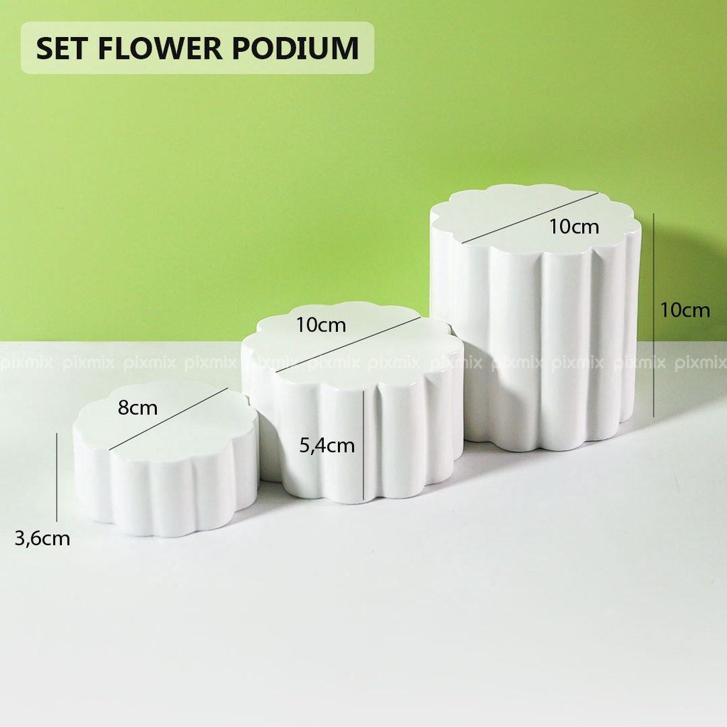 Properti Foto Podium Flower Pixmix Gio