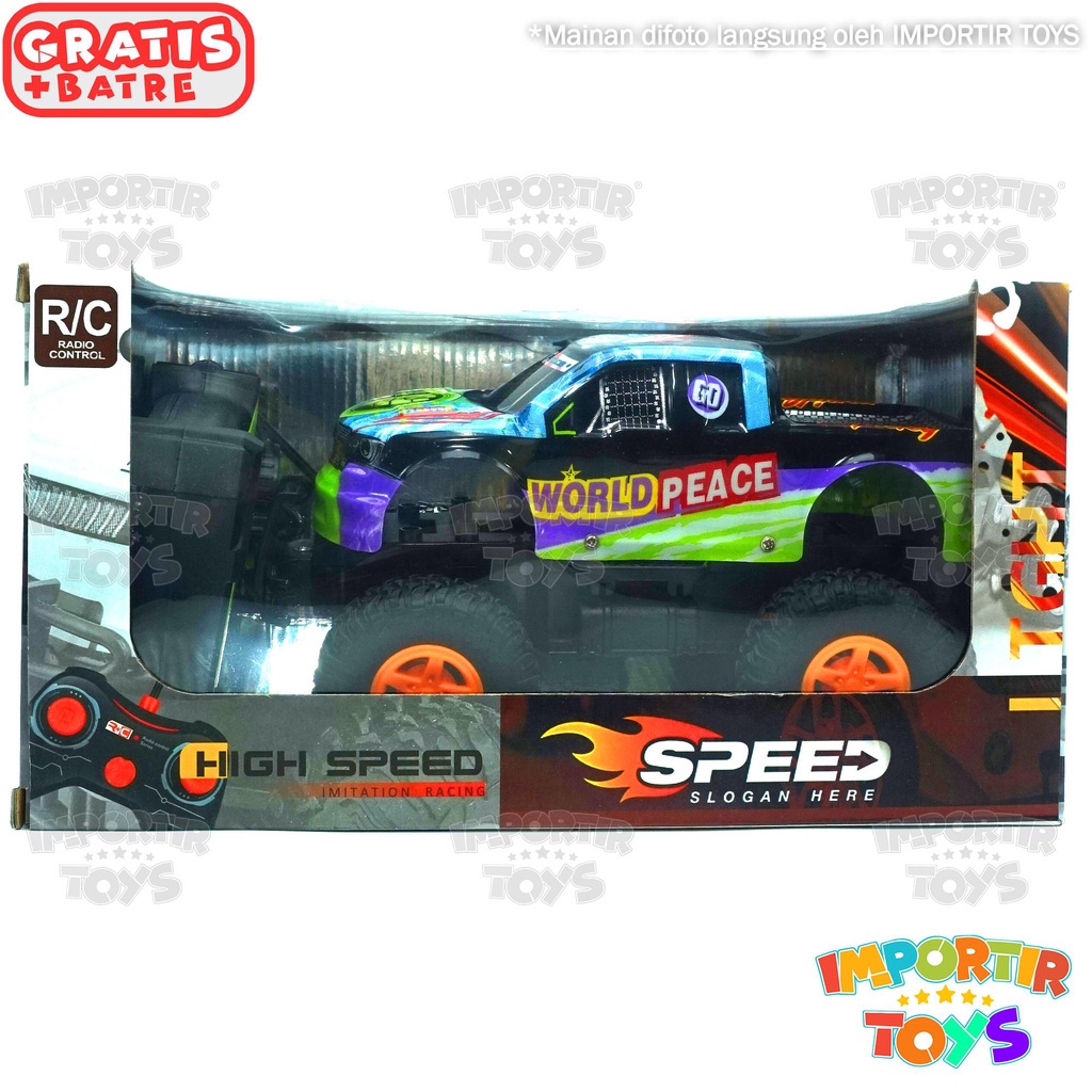 Mobil Remote Control Jeep Off Road With Light RC Car Jumbo