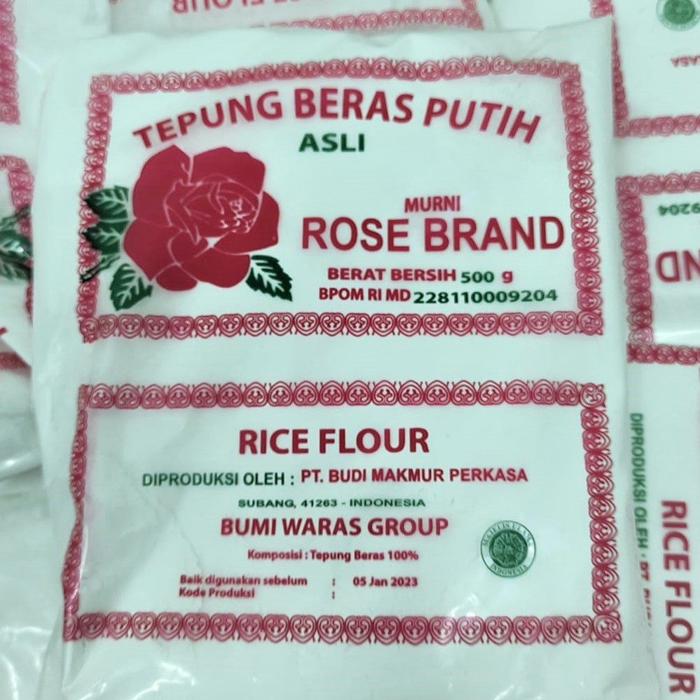 

ROSE BRAND Tepung Beras Putih Kemasan 500gr Rice Flour