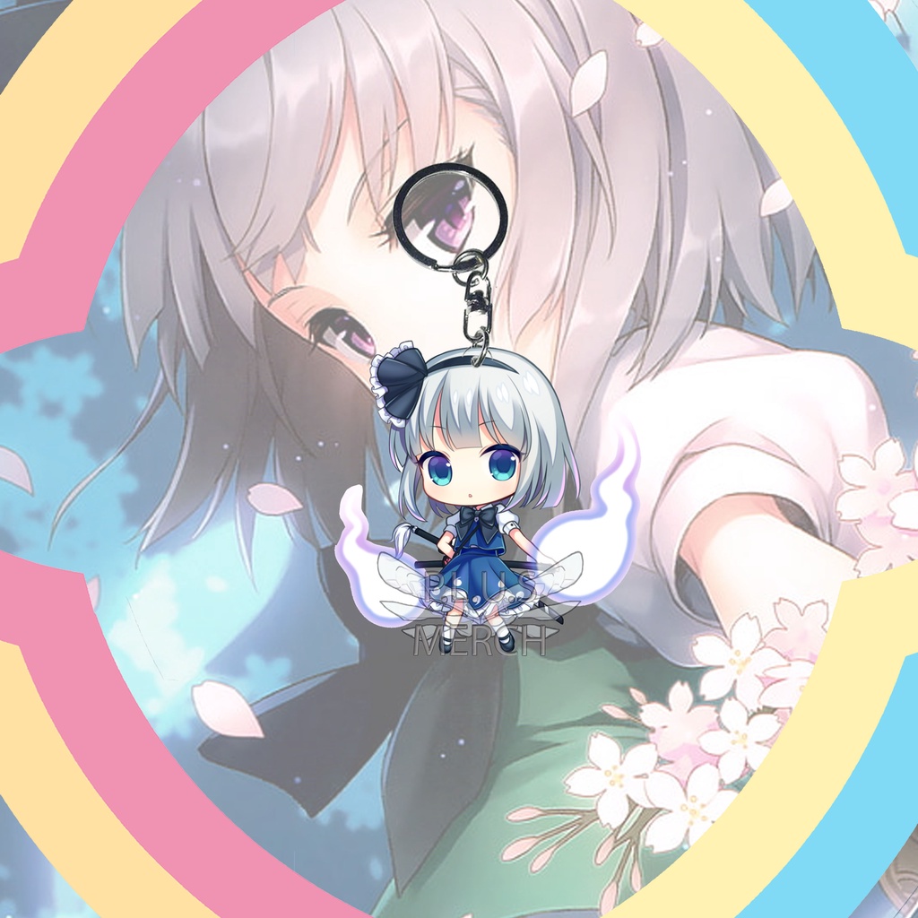 Gantungan Kunci Touhou Project Youmu Konpaku - Key Chain - Souvenir - Anime - Ganci - Ganci Anime