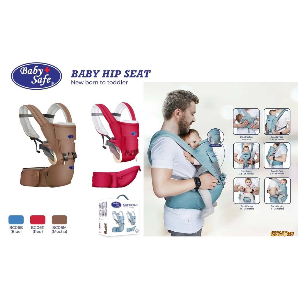 BABY SAFE Hipseat BC06 / Gendongan Bayi