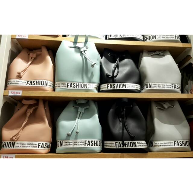 MINISO SIMPLE FASHIONABLE BACKPACK. Tas ransel miniso murah. Ready stock surabaya